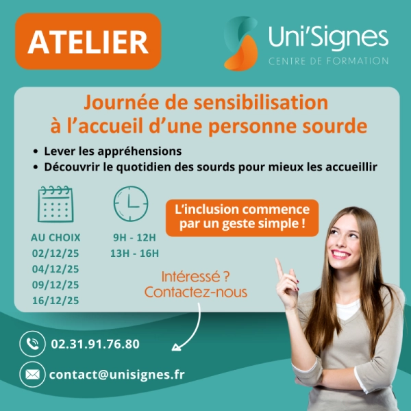Journée de sensibilisation à l'accueil d'une personne sourde