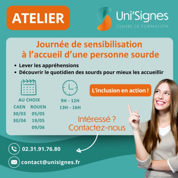 Journée de sensibilisation à l'accueil d'une personne sourde