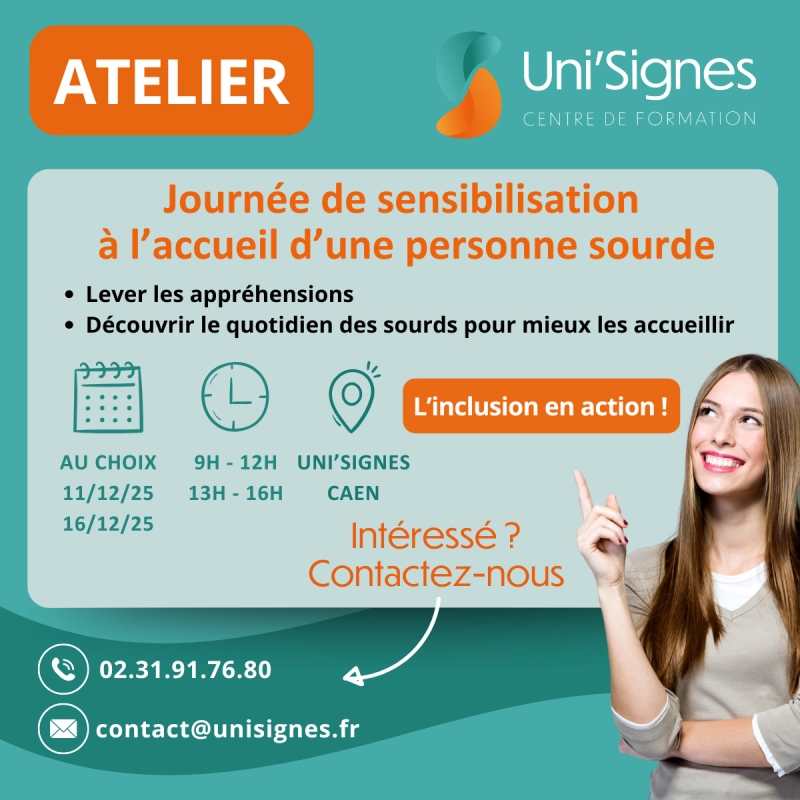 Journée de sensibilisation à l'accueil d'une personne sourde