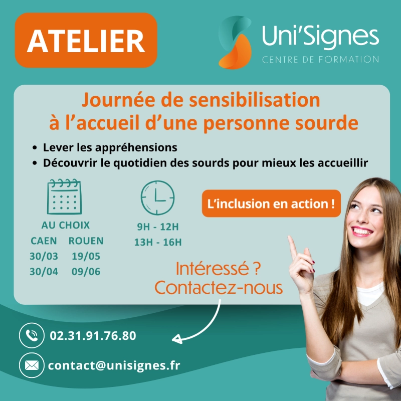 Journée de sensibilisation à l'accueil d'une personne sourde